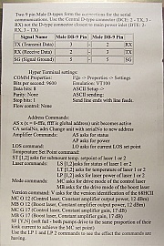 EDFA amplifier. Nortel model: FA17-96C33