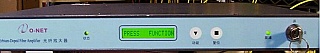 O-Net 14.5dBm flat wide-band booster over C-band. Model: A26-S05.