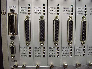 E-tek MLDC-1032 laser controller with 6 of Dual LDD-TEC modules