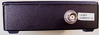 FM response box.  Customized laser driver with RF direct modulation, LS-01A laser saver. +/-5V dc input