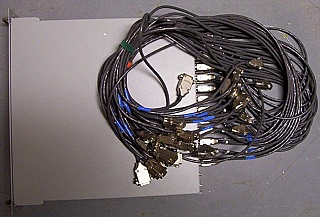 ILX LDM-4616  16-channel laser mount fixture. Missing 18 cables. Sample A