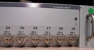 ILX LDM-4616  16-channel laser mount fixture. Including all 16 pairs of cables. Sample B