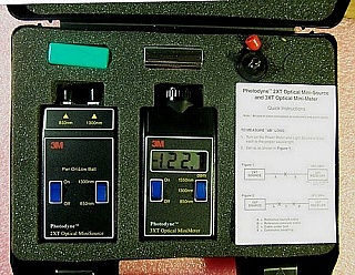 Photodyne 2XT Optical Mini-Source and 3XT Optical Mini-Meter kit