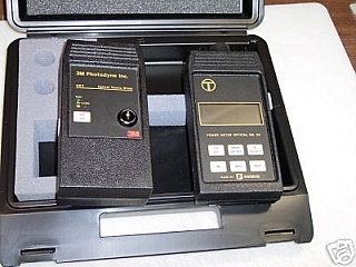 Photodyne 9XT 1300nm source and Optic power meter No 2A. With carrying case