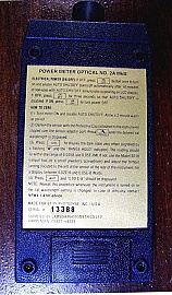 Photodyne 9XT 1300nm source and Optic power meter No 2A. With carrying case