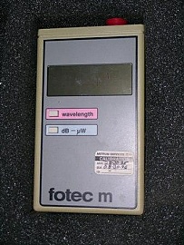 Fotec fiber Optic loss Test Kit with carry case. Fotec T310-238. (light source is sold)