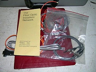 Fotec fiber Optic loss Test Kit with carry case. Fotec T310-238. (light source is sold)