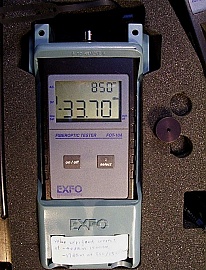 EXFO FOT/FOS Fiber-Optic Tester . With 0.85um LED (FOS-121) and 780/850/1300/1310/1550nm power meter(FOT-12A).