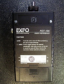 EXFO FOT/FOS Fiber-Optic Tester . With 0.85um LED (FOS-121) and 780/850/1300/1310/1550nm power meter(FOT-12A).