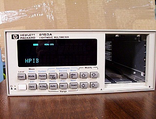 HP 8153A Lightwave Multimeter mainframe