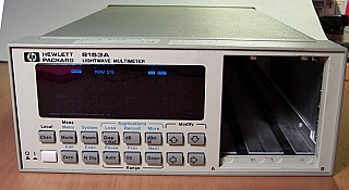 HP 8153A Lightwave Multimeter mainframe. Display is not working. 'Sell As is', 'No Return'