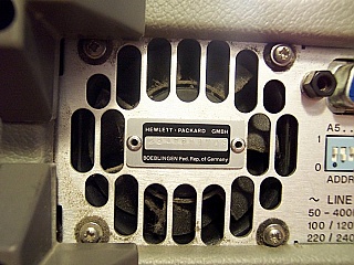 HP/Agilent 8152A optical average power meter.