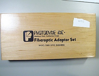 Photodyne fiberoptic adaptor/adapter set 2 for Photodyne instruments