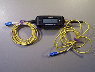 EigenLight 420 Power Monitor, -40 dBm to +20 dBm. 1.3/1.55um