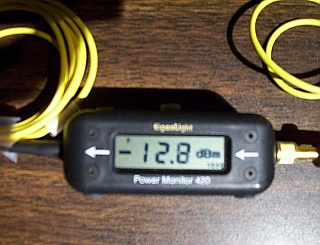EigenLight 420 Power Monitor, -40 dBm to +20 dBm. 1.3/1.55um