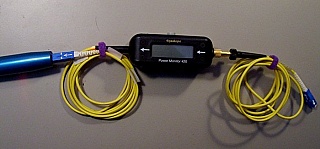 EigenLight 420 Power Monitor, -40 dBm to +20 dBm. 1.3/1.55um