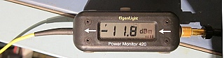 EigenLight 420 Power Monitor-Attenuator, -40 dBm to +20 dBm. 1.3/1.55um