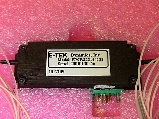E-Tek FPCR-1B Programmable Polarization Controller Driver, with 1550nm Polarization Controller module: FPCR223144133