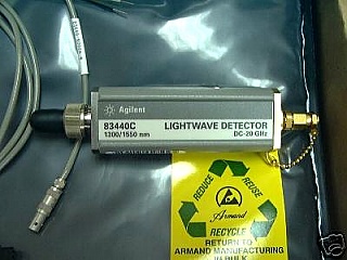 HP 83440C Lightwave detector,20GHz, with ST connector,with two cables