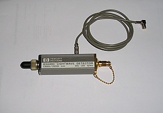 HP 83440C Lightwave detector, DC-20GHz, with FC/PC connector, with cable