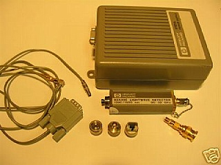 Agilent/HP 83440D DC-32 GHz Lightwave O/E Converter kit, including Agilent FC/PC, SC/PC, ST connectors, DC Power supply and DC cable, BNC-SMA convertor.