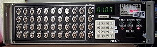 LT-2000  4x40 matrix switch, for 1.55um SMF, with LED display. LIGHTech P/N:N440LM5G. Light cannot pass switch. `Sell As Parts`, `No Return`