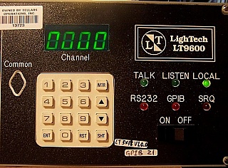 LT-9600, LT5x18 V1.0.0, One 1x10 swithc and four 1x2 switchs. With LED display. LIGHTech P/N:X0518DG