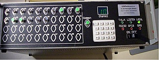 LT-9600 1x16 Fiber optic switch with LED display. Not working, sell for parts