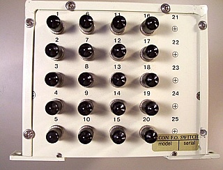 Dicon 1X20 Multi-Channel Fiberoptic Switch. P/N: S-20