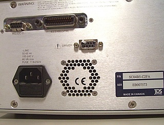 JDSU 1x5 Optical Switch, Model: SC04B5-C2FA.  FC/APC SMF adapters