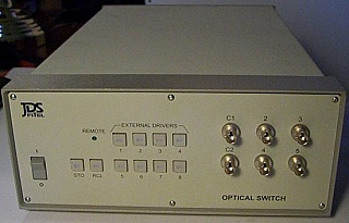 JDSU 2x4 Optical Switch, Model: SA-Z283.  ST adapters. 'Sell As Is'