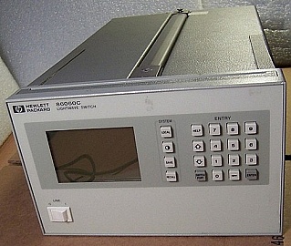 HP 86060C Optical SWITCH (benchtop), 2x4, SC/PC adapters. Not working.  `Sell As Parts`, `No Return`