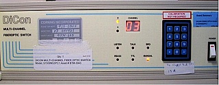 Dicon 1X50 Multi-Channel Fiberoptic Switch. Model: S-1-50-9-N-S-3P-C1.