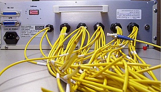 Dicon 1X50 Multi-Channel Fiberoptic Switch. Model: S-1-50-9-N-S-3P-C1.