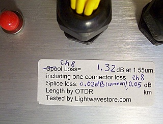 Dicon 1X50 Multi-Channel Fiberoptic Switch. Model: S-1-50-9-N-S-3P-C1.