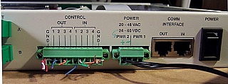 Quad 2x2 optical latching switch. With 16 SC/APC adapters. Antec P/N: LLOS-RM 253348. Verified working well at 1550nm