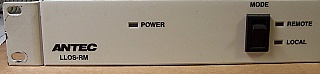Dual 2x2 optical latching switch. With 8 SC/APC adapters. Antec P/N: 253346 LLOS.  Verified working well at 1550nm