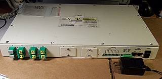 Dual 2x2 optical latching switch. With 8 SC/APC adapters. Antec P/N: 253346 LLOS.  Verified working well at 1550nm