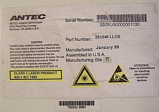 Dual 2x2 optical latching switch. With 8 SC/APC adapters. Antec P/N: 253346 LLOS.  Verified working well at 1550nm