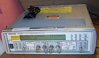Tektronix ST2400 2.4Gb/s SDH/SONET Test Set. With 2.4Gb transmitter with both 1550nm and 1308nm lasers, with 2.4Gb receiver.