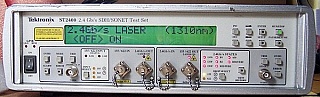Tektronix ST2400 2.4Gb/s SDH/SONET Test Set. With 2.4Gb transmitter with both 1550nm and 1308nm lasers, with 2.4Gb receiver.