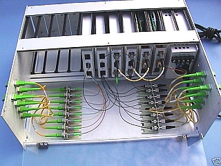 Dual 8-channel 1310nm/1550nm singlemode laser source,