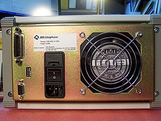 E-tek mainframe with power meter module, and WSS controller module, also a non-working DFB laser 1.55um module. . There is a separate 1x4 1550nm splitter passive module  and you can buy it separately