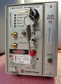 Lasertron QLX-1000 Lightwave transmitter, marked 1539.4nm, tested 1542.072nm