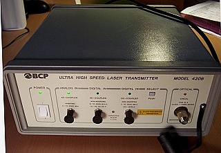 BCP 420B-23ST 1309.0nm 3.0 GHz DFB Laser Transmitter. With FC/PC fiber connector on front panel.