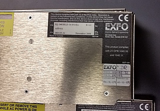 EXFO IQ-2400 WDM LASER SOURCE, 1560.61nm,  Model: IQ-2403BLD-36-P3-EA      E-1.1