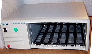 EXFO IQ-206 Optical Expansion Unit, Optionally with six IQ-2400 3dBm WDM laser source plug-in modules