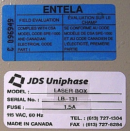 JDS benchtop stabilized 1309nm/1556nm/1631nm laser source, FC/PC adapter ,  FP laser with multimode lasing.