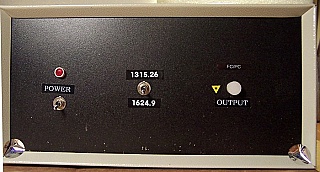 JDS benchtop stabilized 1315.26m/1624.9nm laser source, FC/PC adapter,  FP laser with multimode lasing.