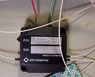 JDS benchtop stabilized 1315.26m/1624.9nm laser source, FC/PC adapter,  FP laser with multimode lasing.